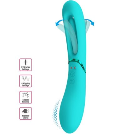 ROMANCE - LEXIE VIBRADOR PUNTO G 7 VIBRACIONES AZUL - sexbliss - Foto 1