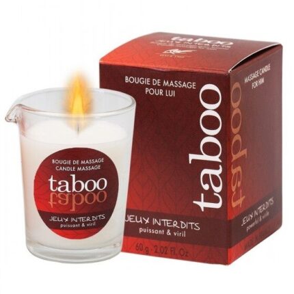 RUF - TABOO VELA DE MASAJE PARA ÉL JEUX INTERDITS AROMA LIQUEN SALVAJE - sexbliss - Foto 1