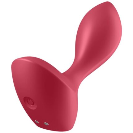 SATISFYER - BACKDOOR LOVER PLUG ANAL VIBRADOR ROJO - sexbliss - Foto 1