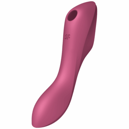 SATISFYER - CURVY TRINITY 3 ESTIMULADOR Y VIBRADOR ROJO - sexbliss - Foto 1
