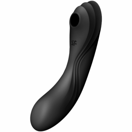 SATISFYER - CURVY TRINITY 4 ESTIMULADOR Y VIBRADOR NEGRO - sexbliss - Foto 1