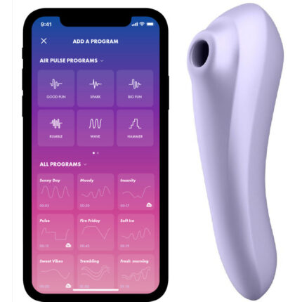 SATISFYER - DUAL PLEASURE AIR PULSE VIOLETA - sexbliss - Foto 1