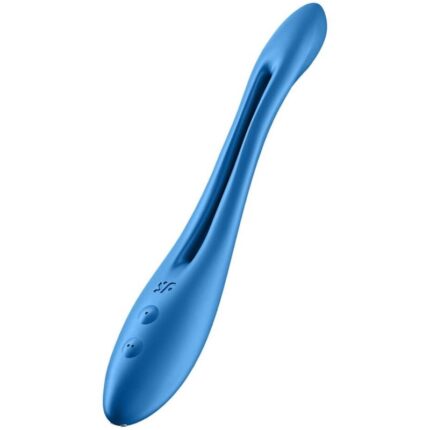 SATISFYER - ELASTIC GAME MULTI VIBRADOR AZUL - sexbliss - Foto 1