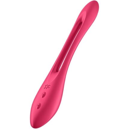 SATISFYER - ELASTIC JOY MULTI VIBRADOR ROJO - sexbliss - Foto 1