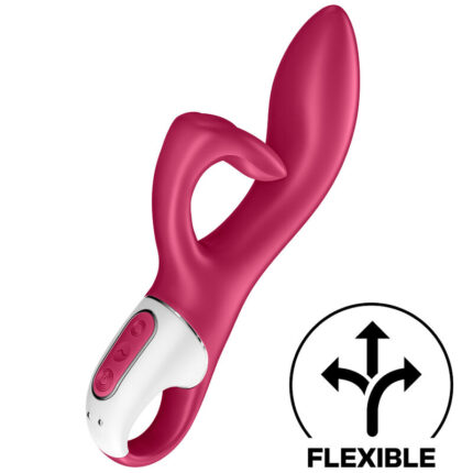 SATISFYER - EMBRACE ME VIBRADOR PUNTO G ROJO - sexbliss - Foto 1