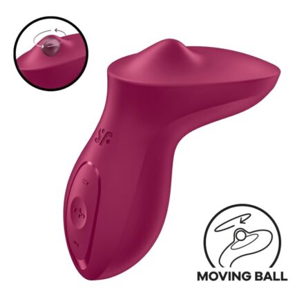 SATISFYER - EXCITERRR VIBRADOR LAY-ON CLÍTORIS FUCSIA - sexbliss - Foto 1