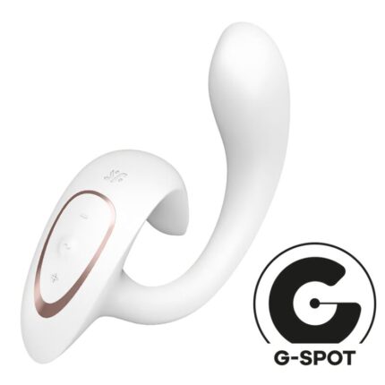 SATISFYER - G FOR GODDESS 1 VIBRADOR RABBIT BLANCO - sexbliss - Foto 1