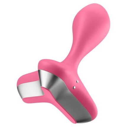 SATISFYER - GAME CHANGER PLUG VIBRADOR ROSA - sexbliss - Foto 1