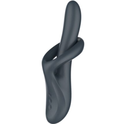 SATISFYER - HEAT FLEX 4 VIBRADOR EFECTO CALOR 12 VIBRACIONES GRIS - sexbliss - Foto 1