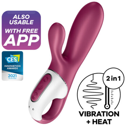SATISFYER - HOT BUNNY VIBRADOR PUNTO G - sexbliss - Foto 1