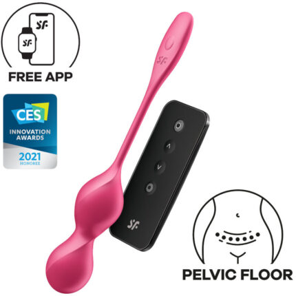 SATISFYER - LOVE BIRDS 2 BOLAS KEGEL VIBRADORAS + APP GRATUITA - sexbliss - Foto 1
