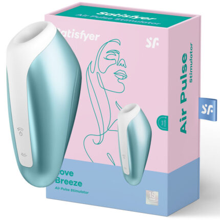 SATISFYER - LOVE BREEZE SUCCIONADOR ICE BLUE - sexbliss - Foto 1