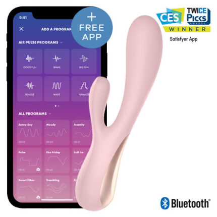 SATISFYER - MONO FLEX ROSA CON APP - sexbliss - Foto 1