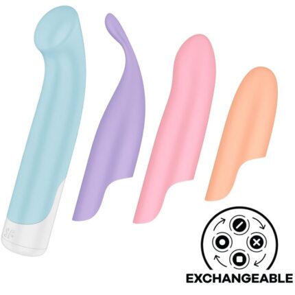 SATISFYER - PLAYFUL FOUR SET VIBRADORES 4 EN 1 + POWER BULLET - sexbliss - Foto 1