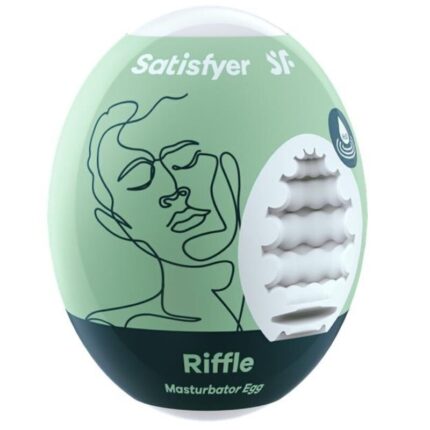 SATISFYER - RIFFLE HUEVO MASTUBADOR - sexbliss - Foto 1