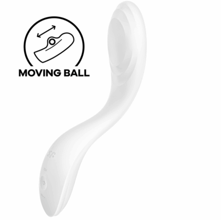 SATISFYER - RRROLLING PLEASURE VIBRADOR PUNTO G BLANCO - sexbliss - Foto 1