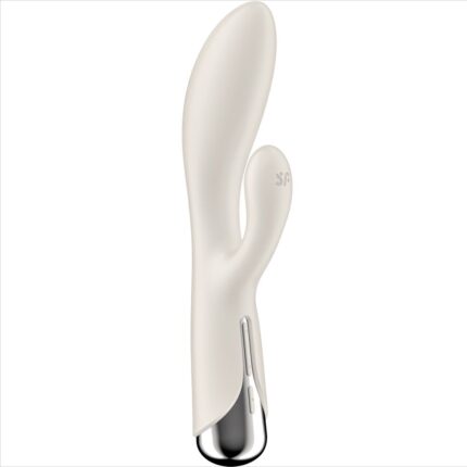 SATISFYER - SPINNING RABBIT 1 ESTIMULACION CLITORIS Y PUNTO G BEIGE - sexbliss - Foto 1