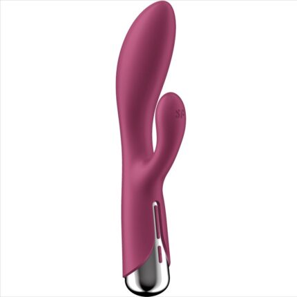 SATISFYER - SPINNING RABBIT 1 ESTIMULACION CLITORIS Y PUNTO G ROJO - sexbliss - Foto 1
