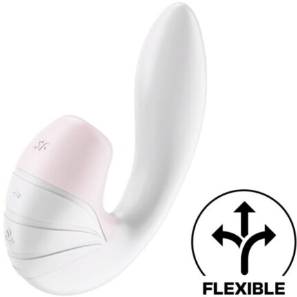 SATISFYER - SUPERNOVA ESTIMULADOR Y VIBRADOR BLANCO - sexbliss - Foto 1