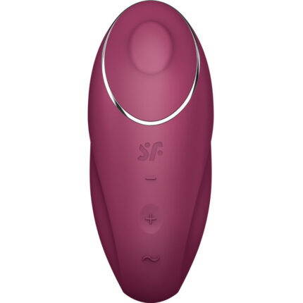 SATISFYER - TAP & CLIMAX 1 VIBRADOR LAY-ON ROJO - sexbliss - Foto 1