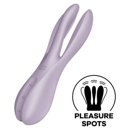 SATISFYER - THREESOME 2 VIBRADOR VIOLETA - sexbliss - Foto 1