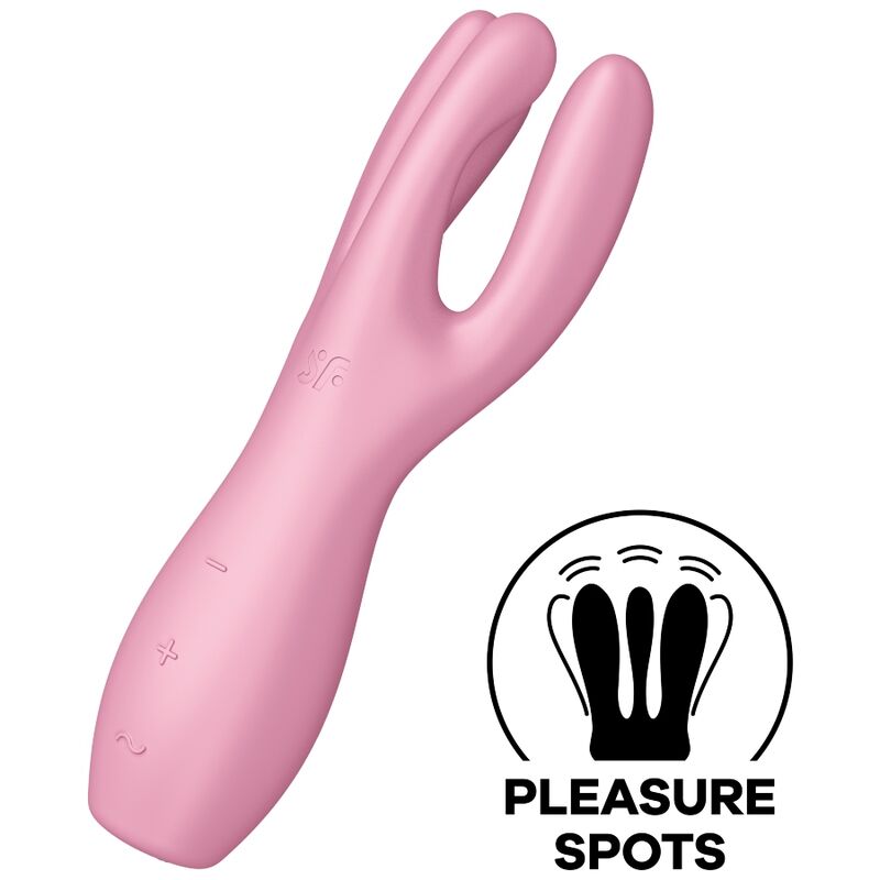 SATISFYER - THREESOME 3 VIBRADOR ROSA - Foto 1 SATISFYER - THREESOME 3 VIBRADOR ROSA - sexbliss - Foto 1