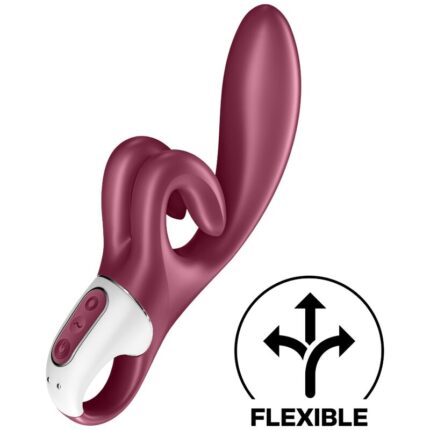 SATISFYER - TOUCH ME VIBRADOR RABBIT ROJO - sexbliss - Foto 1