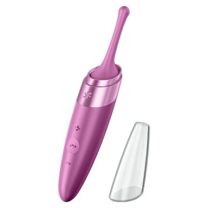 SATISFYER - TWIRLING DELIGHT ESTIMULADOR CLITORIS MORADO - sexbliss - Foto 1