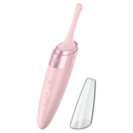 SATISFYER - TWIRLING DELIGHT ESTIMULADOR CLITORIS ROSA - sexbliss - Foto 1