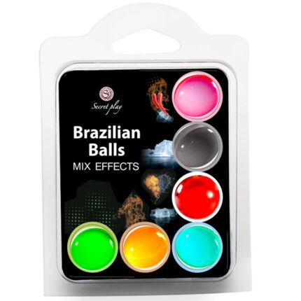 SECRET PLAY SET 6 BRAZILIAN BALLS MIX EFECTOS - sexbliss - Foto 1