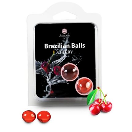 SECRETPLAY - BRAZILIAN BALLS CEREZA SET 2 BOLAS - sexbliss - Foto 1