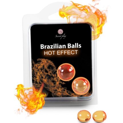 SECRETPLAY - BRAZILIAN BALLS EFECTO CALOR 2 UNIDADES - sexbliss - Foto 1