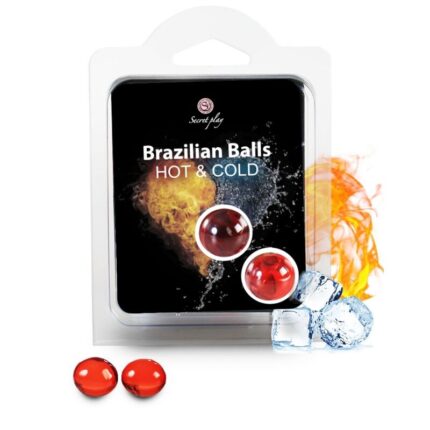 SECRETPLAY - BRAZILIAN BALLS EFECTO CALOR & FRIO  2 UNIDADES - sexbliss - Foto 1