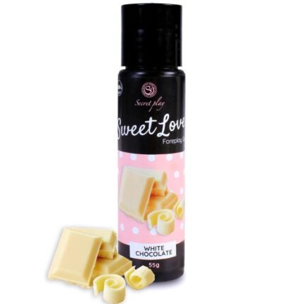 SECRETPLAY - GEL SWEET LOVE CHOCOLATE BLANCO 60 ML - sexbliss - Foto 1