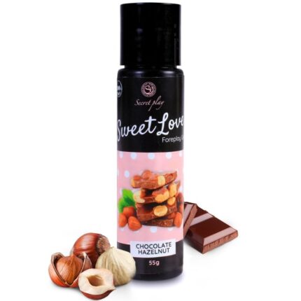 SECRETPLAY - GEL SWEET LOVE CHOCOLATE CON AVELLANAS 60 ML - sexbliss - Foto 1