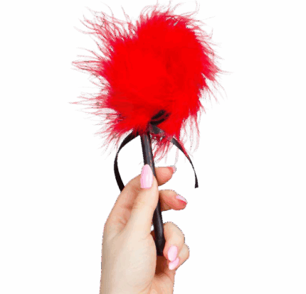 SECRETPLAY - PLUMERO MARABU SECRET PLAY ROJO - sexbliss - Foto 1