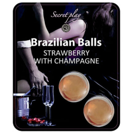 SECRETPLAY - SET 2 BRAZILIAN BALLS FRESAS CON CAVA - sexbliss - Foto 1