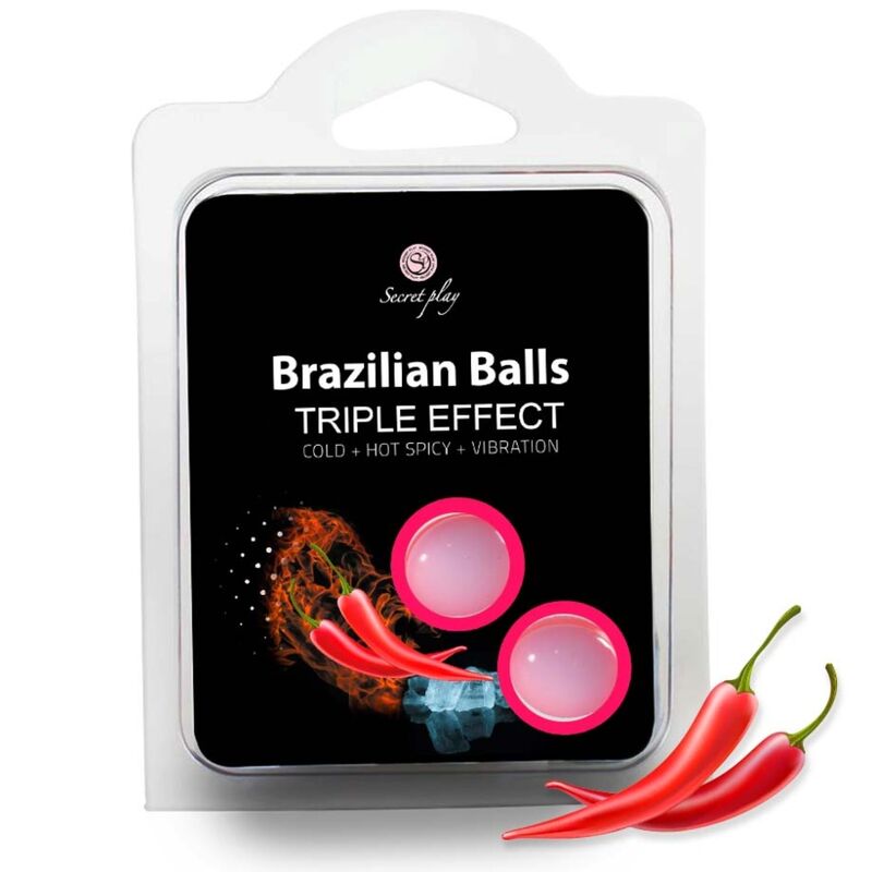 SECRETPLAY - SET 2 BRAZILIAN BALLS TRIPLE EFECTO - Foto 1 SECRETPLAY - SET 2 BRAZILIAN BALLS TRIPLE EFECTO - sexbliss - Foto 1