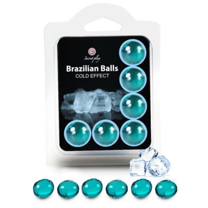 SECRETPLAY - SET 6 BRAZILIAN BALLS EFECTO FRIO - sexbliss - Foto 1