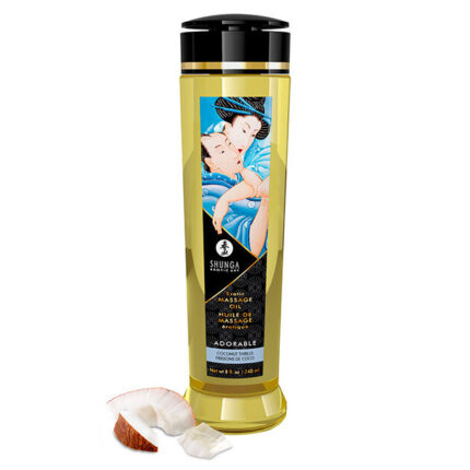 SHUNGA - ACEITE DE MASAJE ERÓTICO ADORABLE 240 ML - sexbliss - Foto 1