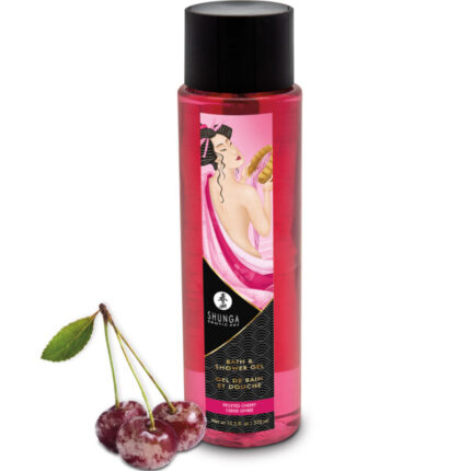 SHUNGA - GEL DE BAÑO & DUCHA CEREZA 370 ML - sexbliss - Foto 1