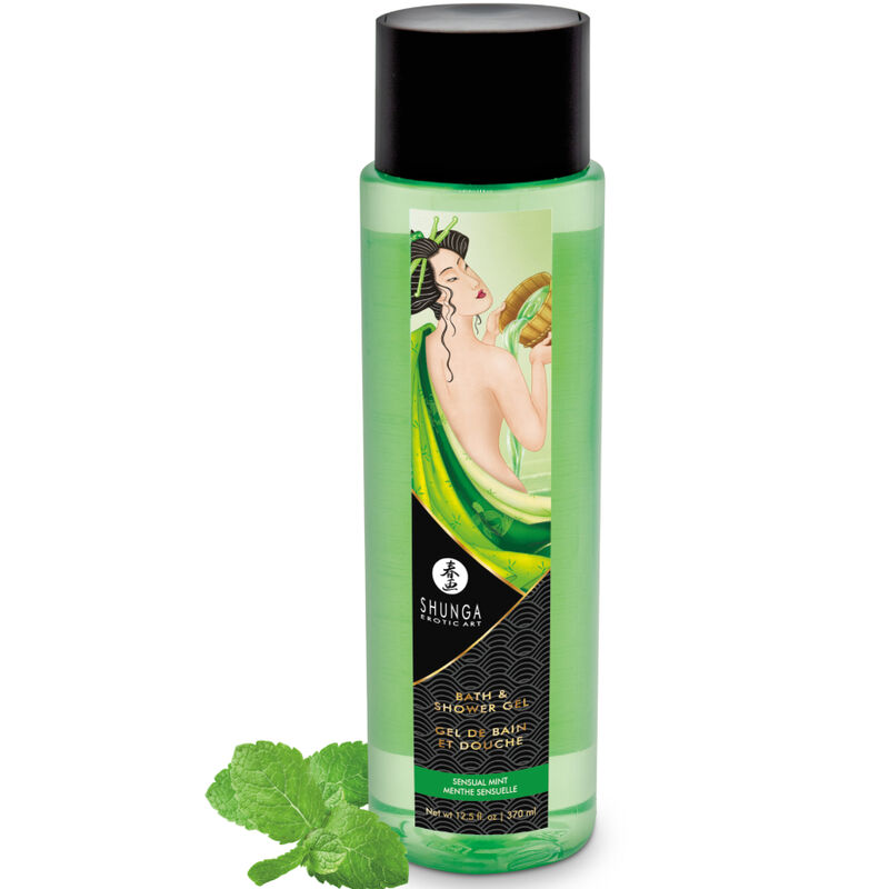 SHUNGA - GEL DE BAÑO & DUCHA MENTA 370 ML - Foto 1 SHUNGA - GEL DE BAÑO & DUCHA MENTA 370 ML - sexbliss - Foto 1