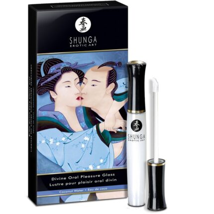 SHUNGA - GLOSS LABIAL DIVINO AGUA DE COCO - sexbliss - Foto 1