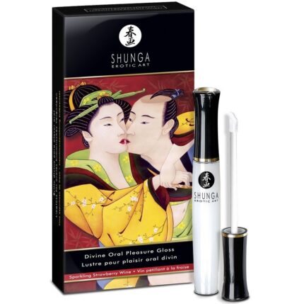 SHUNGA - GLOSS LABIAL DIVINO FRESA & CAVA - sexbliss - Foto 1