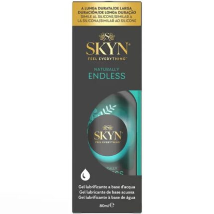 SKYN - LUBRICANTE NATURALLY ENDLESS A BASE DE AGUA 80 ML - sexbliss - Foto 1