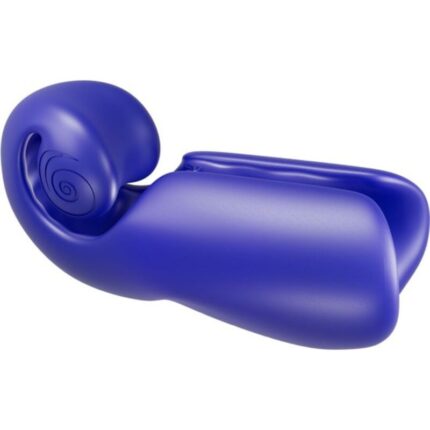 SNAIL VIBE - EVO FOR HIM MASTURBADOR MASCULINO SLIDE NROLL AZUL OSCURO - sexbliss - Foto 1