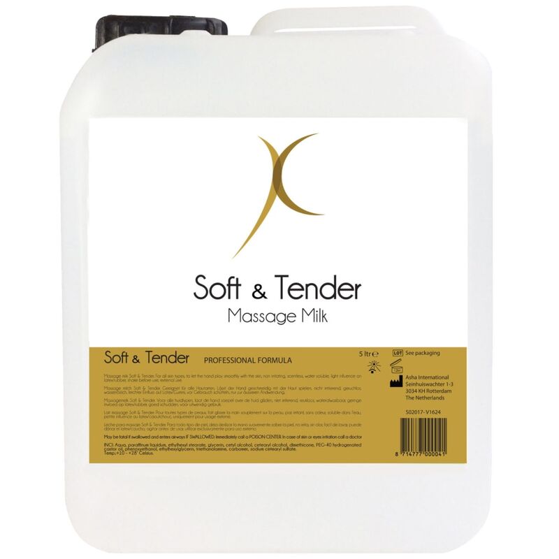 SOFT AND TENDER - CREMA BODYMILK DE MASAJE 5000 ML - Foto 1 SOFT AND TENDER - CREMA BODYMILK DE MASAJE 5000 ML - sexbliss - Foto 1