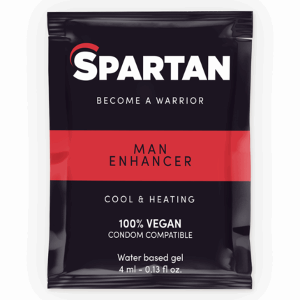 SPARTAN - GEL POTENCIADOR ERECCIÓN EFECTO FRÍO-CALOR 100% VEGANO 4ML - sexbliss - Foto 1