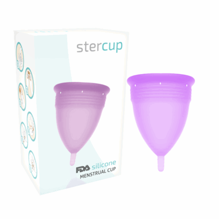STERCUP - COPA MENSTRUAL FDA SILICONA LILA - TALLA S - sexbliss - Foto 1
