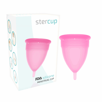 STERCUP - COPA MENSTRUAL FDA SILICONA ROSA - TALLA S - sexbliss - Foto 1